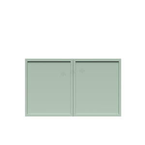 Urban Slim Minty Green Shaker, Painted Finish Wall Cabinet W36