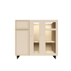 Urban Slim Natural Shaker, Natural Finish with Clear Coat Blind Base Cabinet W36