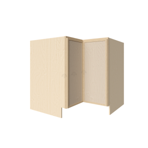 Urban Slim Natural Shaker, Natural Finish with Clear Coat Base Lazy Susan Cabinet W36