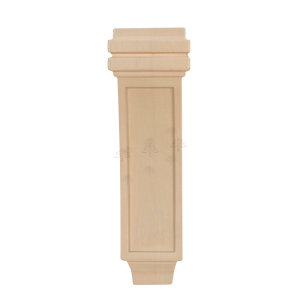 Urban Slim Natural Shaker, Natural Finish with Clear Coat Corbel Flat Design Extra Large W7 1/2