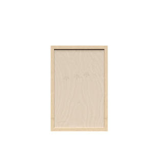 Urban Slim Natural Shaker, Natural Finish with Clear Coat Deco Door W12