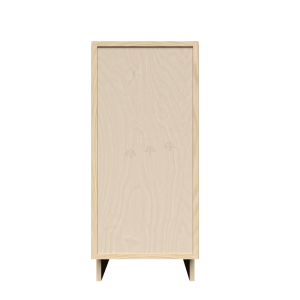 Urban Slim Natural Shaker, Natural Finish with Clear Coat Full Height Base Cabinet W21
