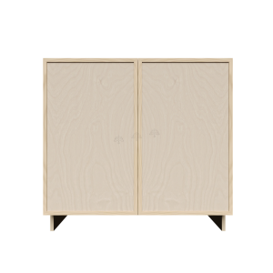Urban Slim Natural Shaker, Natural Finish with Clear Coat Full Height Tall Vanity Base Cabinet W27