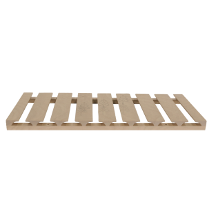 Urban Slim Natural Shaker, Natural Finish with Clear Coat Wall Stem Glass Holder W30