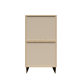 Urban Slim Natural Shaker, Natural Finish with Clear Coat Tall Vanity Drawer Base Cabinet W15