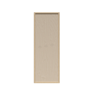 Urban Slim Natural Shaker, Natural Finish with Clear Coat Wall Cabinet W18