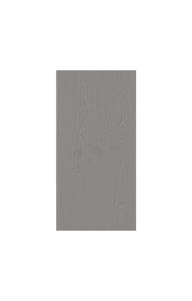 Urban Slim Washed Gray Shaker, Stained Finish Skin Panel W48