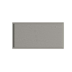 Urban Slim Washed Gray Shaker, Stained Finish Deco Door W27