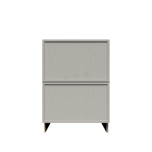 Urban Slim Washed Gray Shaker, Stained Finish Drawer Base Cabinet W36