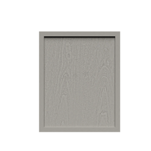Urban Slim Washed Gray Shaker, Stained Finish Sample Door W15