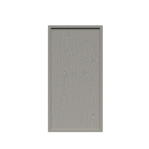 Urban Slim Washed Gray Shaker, Stained Finish Wall Cabinet W18
