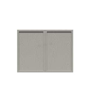 Urban Slim Washed Gray Shaker, Stained Finish Wall Cabinet W24