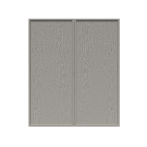 Urban Slim Washed Gray Shaker, Stained Finish Wall Cabinet W24