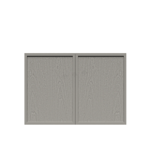 Urban Slim Washed Gray Shaker, Stained Finish Wall Cabinet W30
