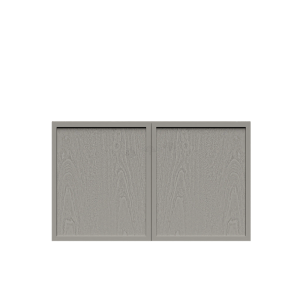 Urban Slim Washed Gray Shaker, Stained Finish Wall Cabinet W33
