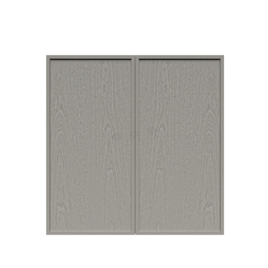 Urban Slim Washed Gray Shaker, Stained Finish Wall Cabinet W36