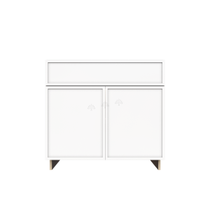 Urban Slim White Shaker, Painted Finish Base Cabinet W36