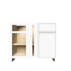 Urban Slim White Shaker, Painted Finish Blind Base Cabinet W39
