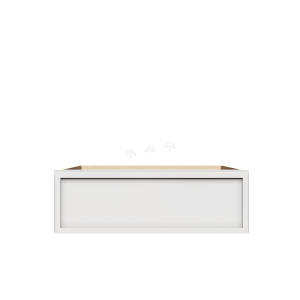 Urban Slim White Shaker, Painted Finish Base Kitchen-Size Drawer W24