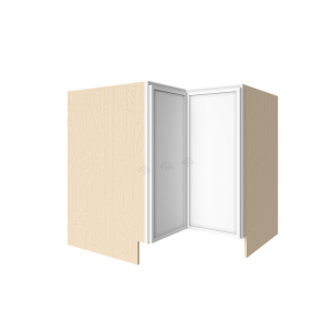 Urban Slim White Shaker, Painted Finish Base Lazy Susan Cabinet W36