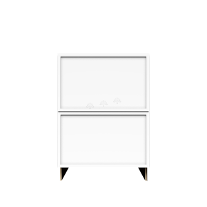 Urban Slim White Shaker, Painted Finish Drawer Base Cabinet W27