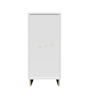 Urban Slim White Shaker, Painted Finish Full Height Base Cabinet W12