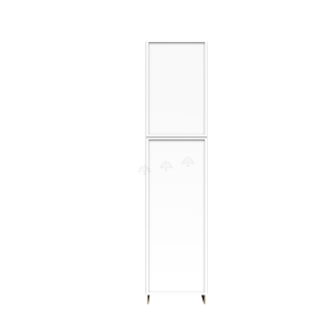 Urban Slim White Shaker, Painted Finish Pantry Cabinet W18
