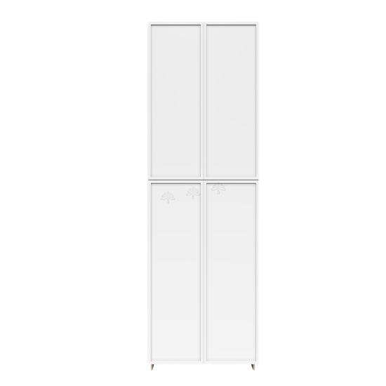 Urban Slim White Shaker, Painted Finish Pantry Cabinet W30