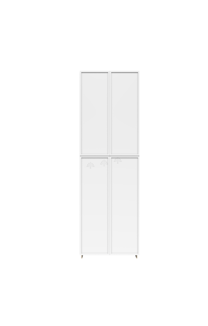 Urban Slim White Shaker, Painted Finish Pantry Cabinet W30