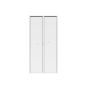 Urban Slim White Shaker, Painted Finish Pantry Cabinet Section W24