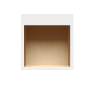 Urban Slim White Shaker, Painted Finish Single Oven Cabinet Section W33