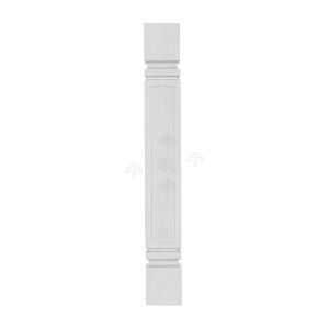 Urban Slim White Shaker, Painted White Spool Flat Design W3