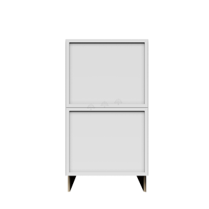 Urban Slim White Shaker, Painted Finish Tall Vanity Drawer Base Cabinet W21