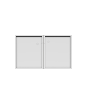 Urban Slim White Shaker, Painted Finish Wall Cabinet W36