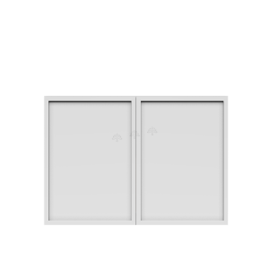 Urban Slim White Shaker, Painted Finish Wall Cabinet W36