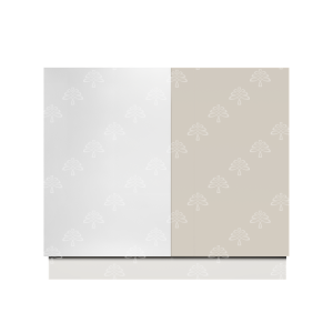 Valencia Series Cashmere Cream Matte Finish Full Height Blind Base Cabinet W45