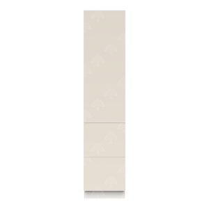 Valencia Series Cashmere Cream Matte Finish Pantry Finish Pantry Cabinet with Inverted Door W18