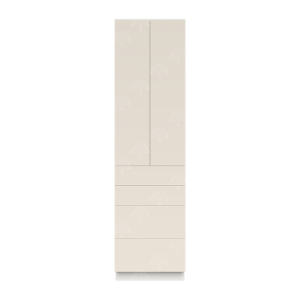 Valencia Series Cashmere Cream Matte Finish Pantry Finish Pantry Cabinet with Inverted Door W30