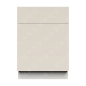 Valencia Series Cashmere Cream Matte Finish Sink Base Cabinet W42