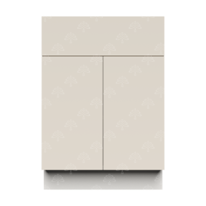 Valencia Series Cashmere Cream Matte Finish Tall Vanity Base Cabinet W30