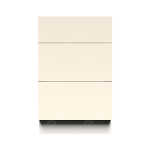 Valencia Series Cashmere Cream Matte Finish Tall Vanity Drawer Base Cabinet W27