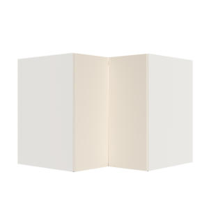 Valencia Series Cashmere Cream Matte Finish Wall Lazy Susan Cabinet W24