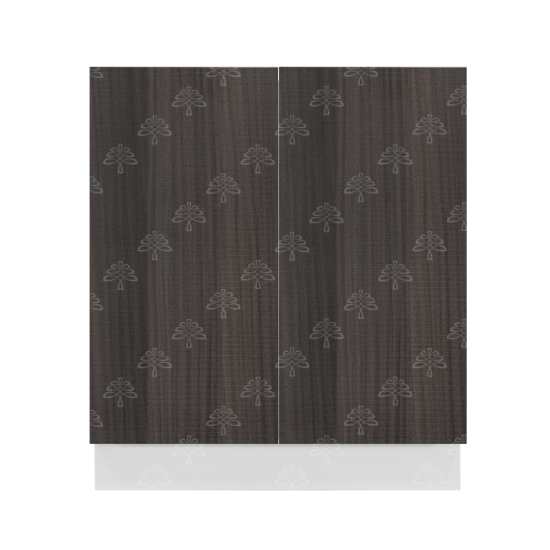 Valencia Series Chateau Brown Wood Grain Finish  Full Height Base Cabinet W24