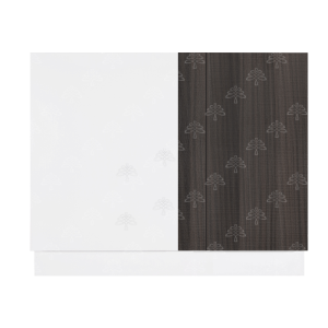 Valencia Series Chateau Brown Wood Grain Finish  Full Height Blind Base Cabinet W42