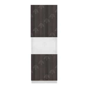 Valencia Series Chateau Brown Wood Grain Finish  Microwave Oven Cabinet with Roll Out Tray W30