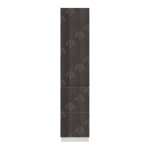 Valencia Series Chateau Brown Wood Grain Finish  Pantry Finish Pantry Cabinet with Inverted Door W18