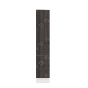 Valencia Series Chateau Brown Wood Grain Finish  Pantry Finish Pantry Cabinet with Inverted Door W18