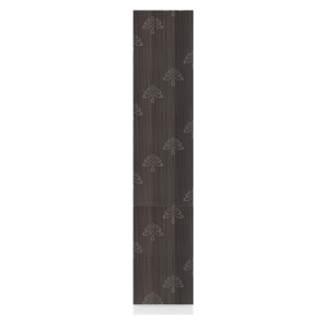 Valencia Series Chateau Brown Wood Grain Finish  Pantry Finish Pantry Cabinet with Inverted Door and Roll Out Tray W18