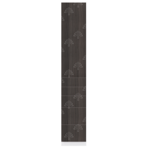 Valencia Series Chateau Brown Wood Grain Finish  Pantry Finish Pantry Cabinet with Inverted Door W18