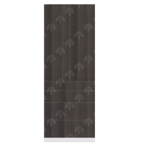 Valencia Series Chateau Brown Wood Grain Finish  Pantry Finish Pantry Cabinet with Inverted Door W24